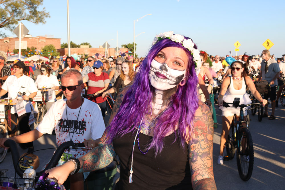 Zombie Bike Ride 2018 photo - Duval Street, Key West